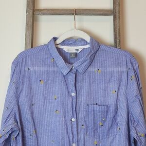 ⭐️40% Off⭐️ Old Navy Avocado & Pineapple Print Button Down Shirt